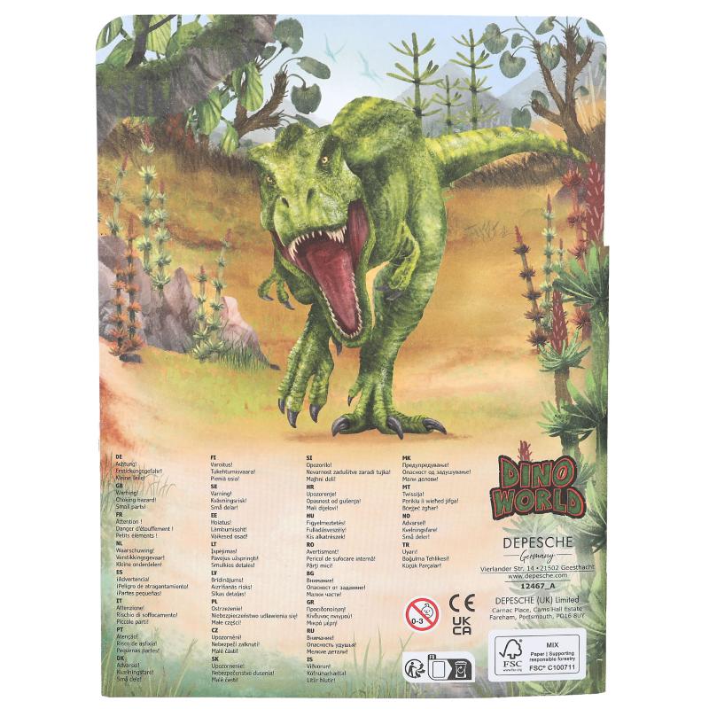 Dino World Mini Sticker Fun Book