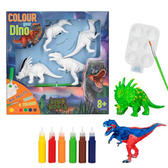 Depesche Dino World DIY Colour Your Dino Kit