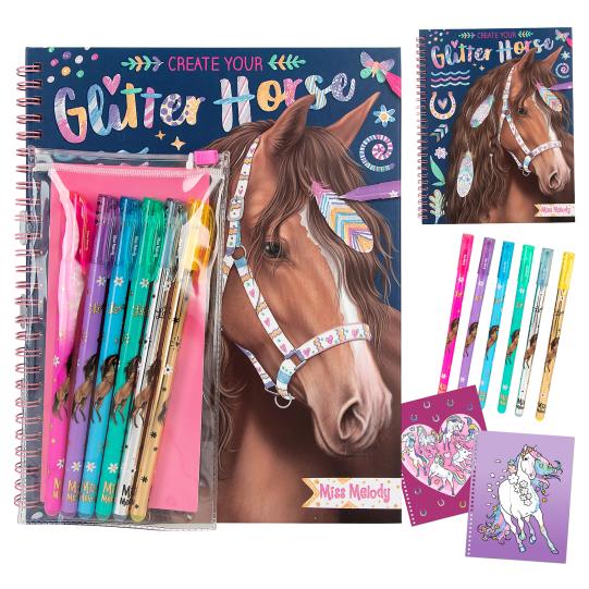 Depesche Miss Melody Create Your Glitter Horse Sticker Book