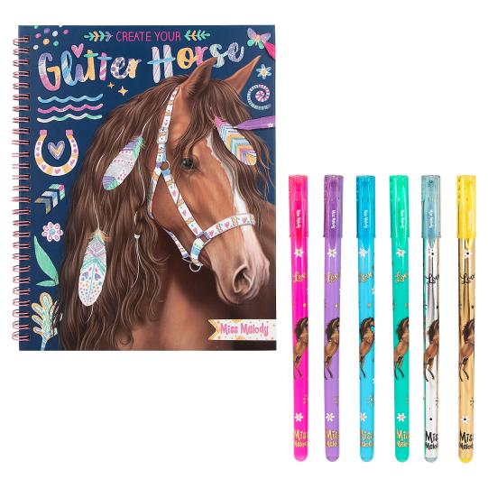 Depesche Miss Melody Create Your Glitter Horse Sticker Book