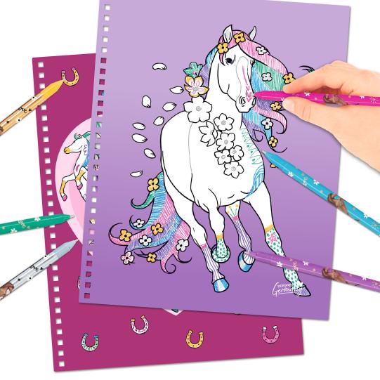 Depesche Miss Melody Create Your Glitter Horse Sticker Book