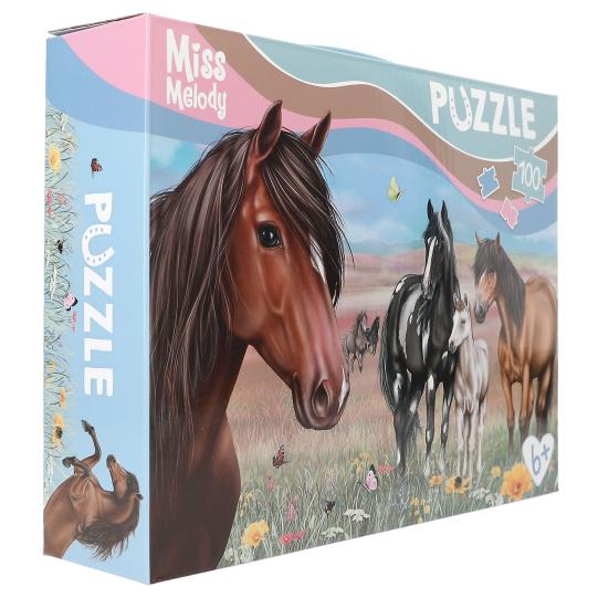 Depesche Miss Melody Kids Horse Jigsaw Puzzle - 100 Pieces