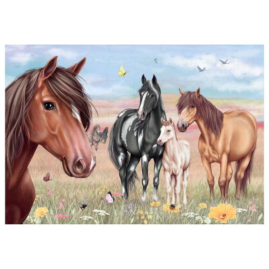 Depesche Miss Melody Kids Horse Jigsaw Puzzle - 100 Pieces