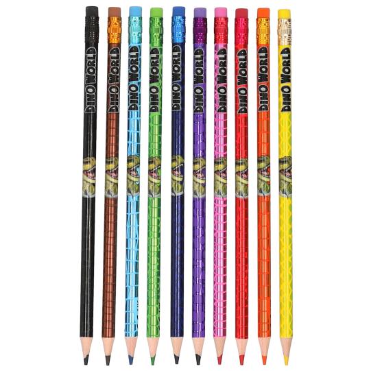 Dino World Erasable Colouring  Pencils