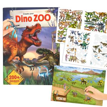Depesche Dino World Create Your Dino Zoo Sticker Book