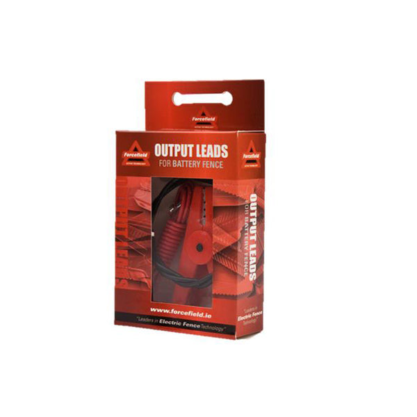 Green & Red Double Croc Clip Set (Jump Leads) Forcefield Ireland