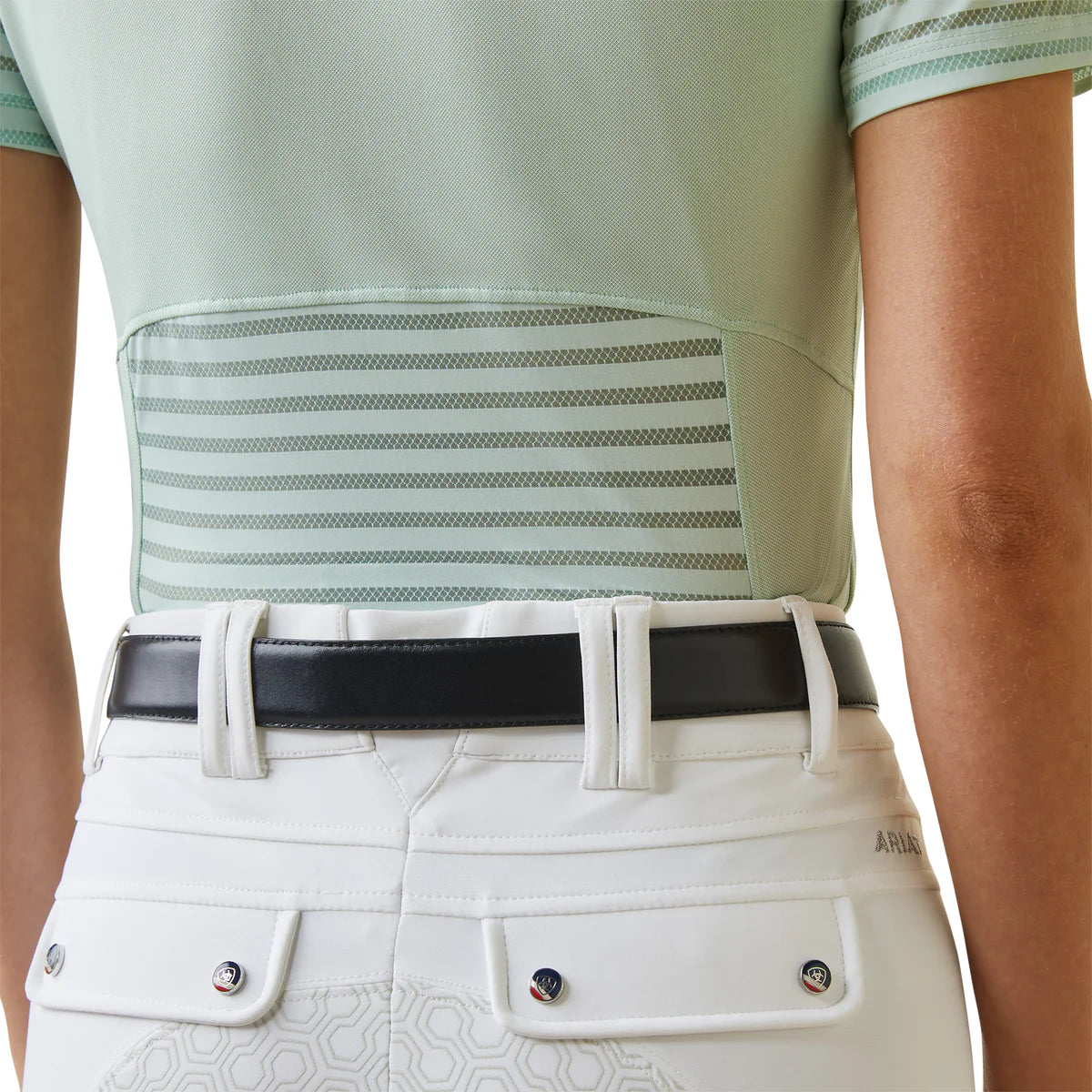 Ariat Wms Aptol Vent SS Show Shirt Aqua Foam