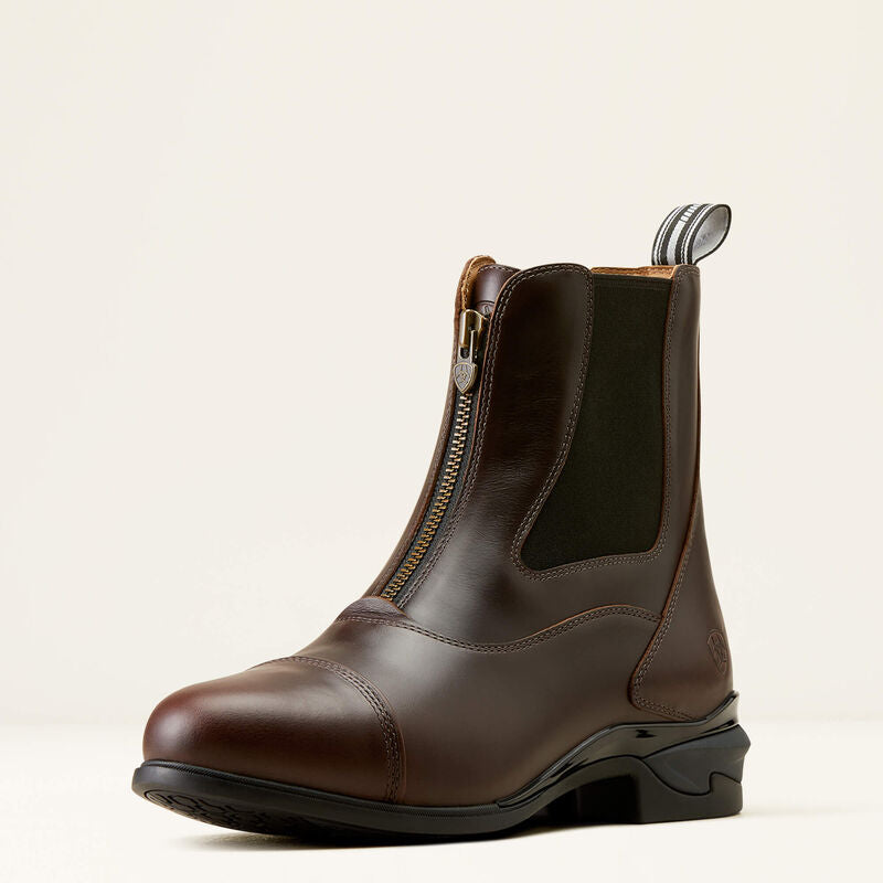Ariat Men Devon Zip Paddock Waxed Chocolate