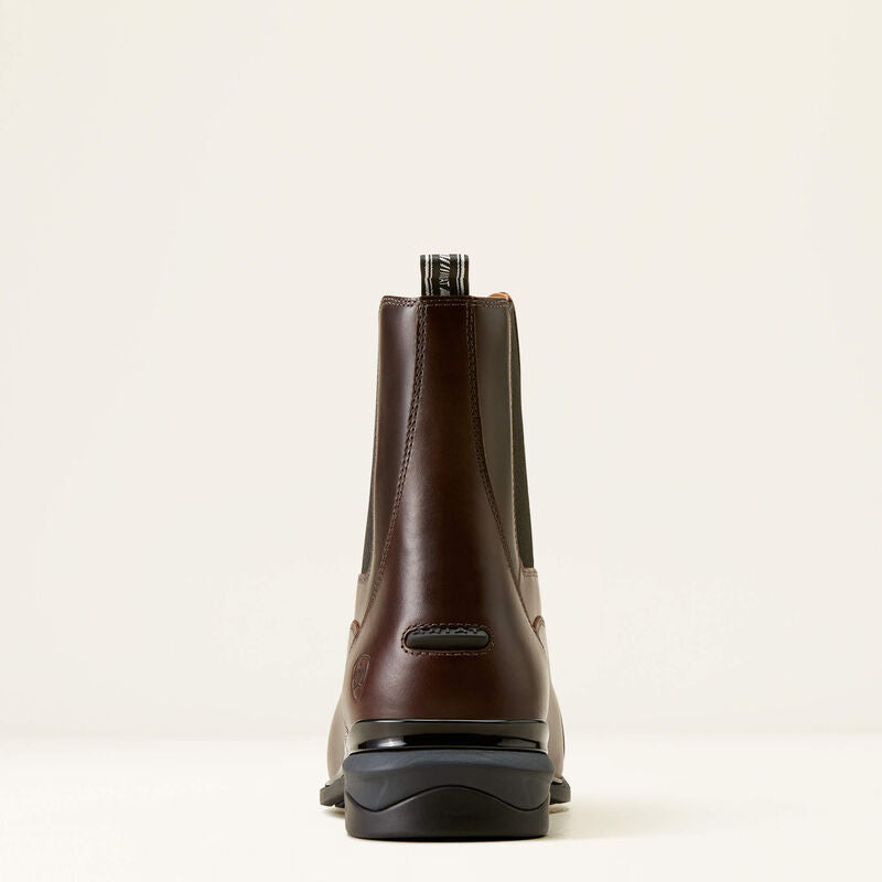 Ariat Men's Devon Zip Shock Shield Leather Paddock Boots - Waxed Chocolate