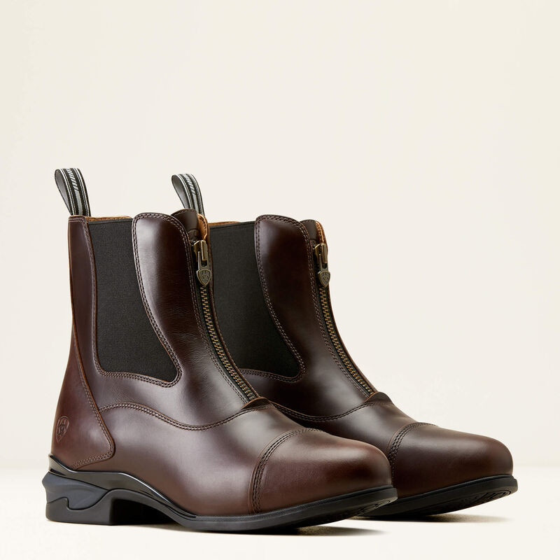 Ariat Men Devon Zip Paddock Waxed Chocolate