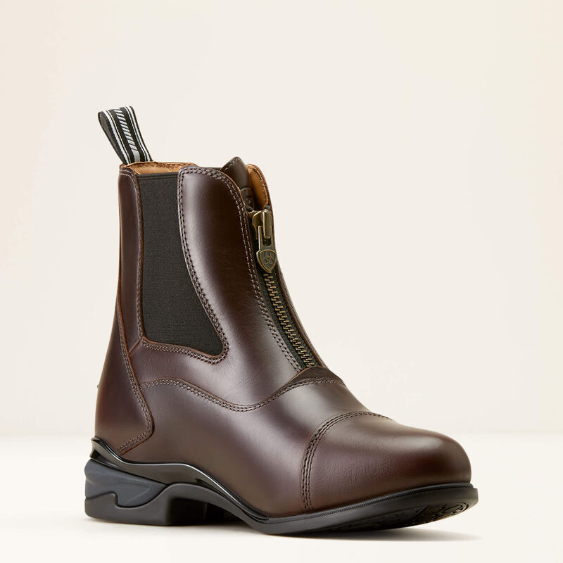 Ariat Women's Devon Zip Paddock Boots - Waxed Chocolate