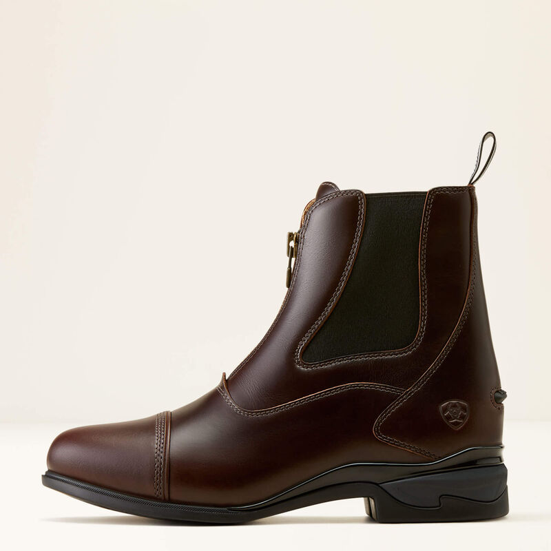 Ariat Women's Devon Zip Paddock Boots - Waxed Chocolate