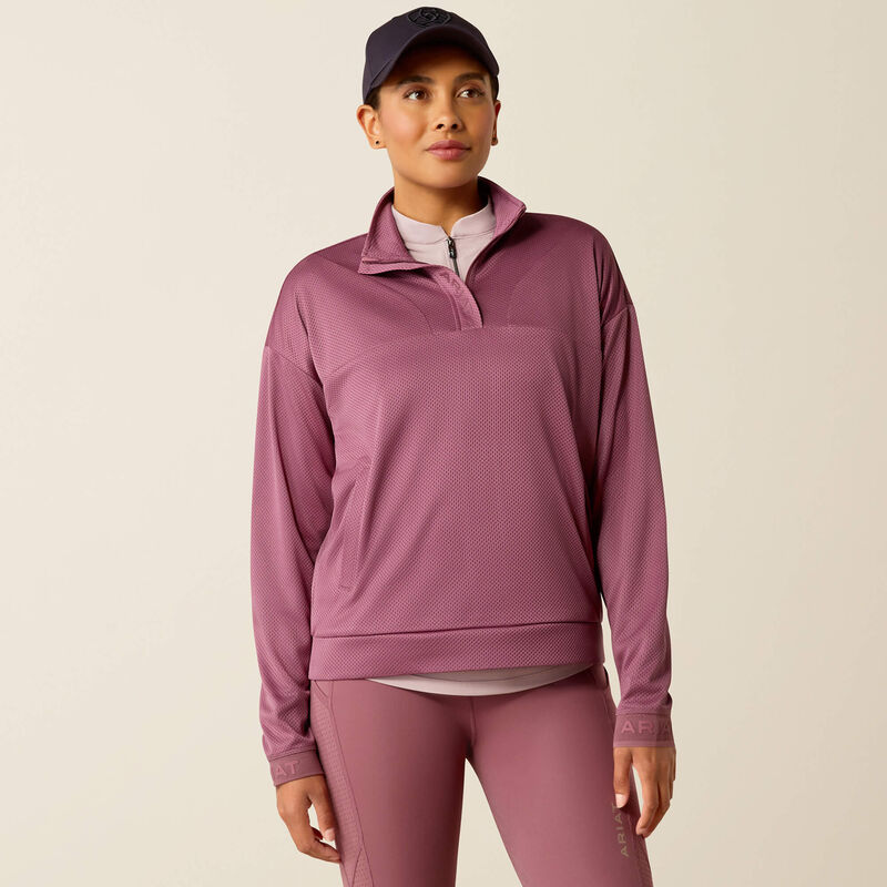 Ariat Wms Breathe 1/2 Zip Sweatshirt
