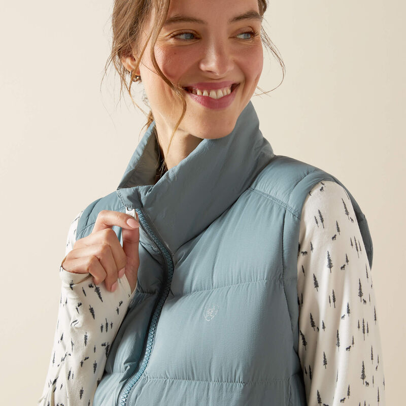 Ariat Wms Ultrapuff  Down Gilet Steel Sage