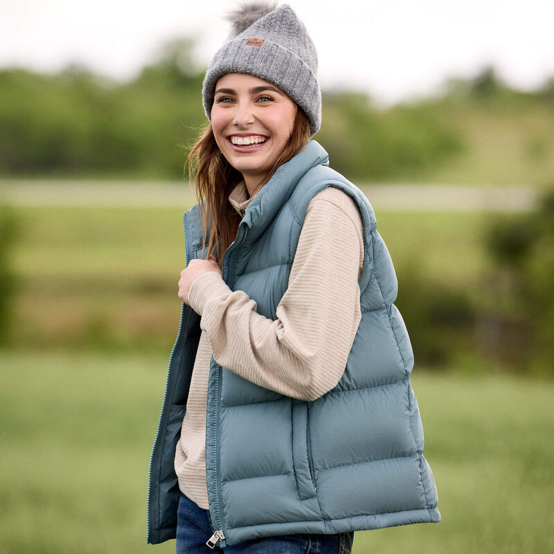 Ariat Wms Ultrapuff  Down Gilet Steel Sage