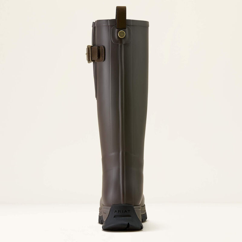 Ariat Women's Woodstock Waterproof Rubber Wellington Boots - Bracken Brown