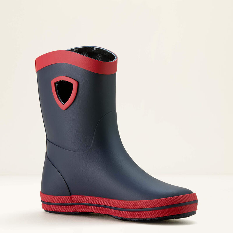Ariat Kids' Youth Kelmarsh Waterproof Rubber Wellington Boots - Team Navy