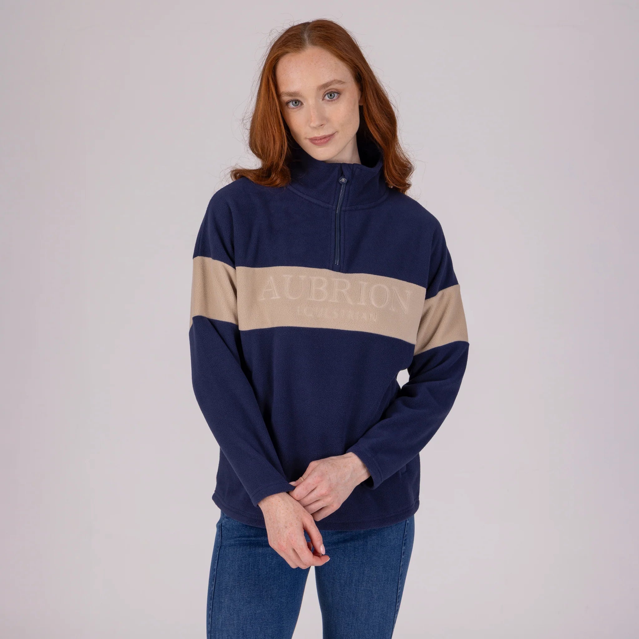 Aubrion Wmn Quarter Zip Fleece