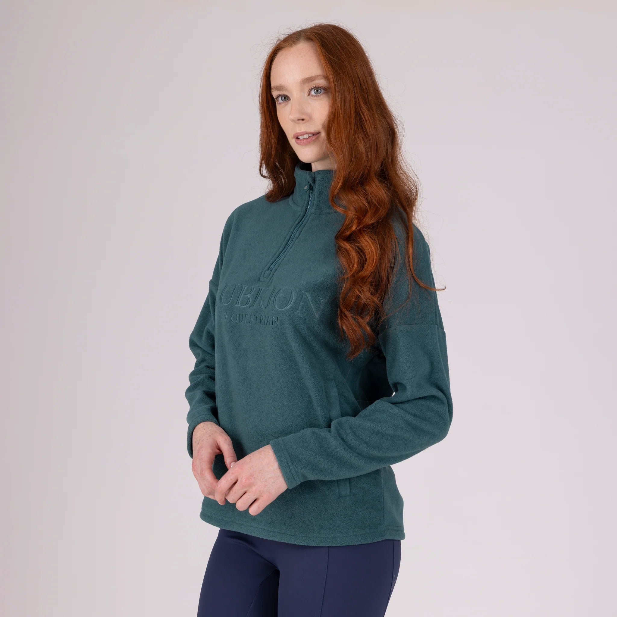 Aubrion Wmn Quarter Zip Fleece