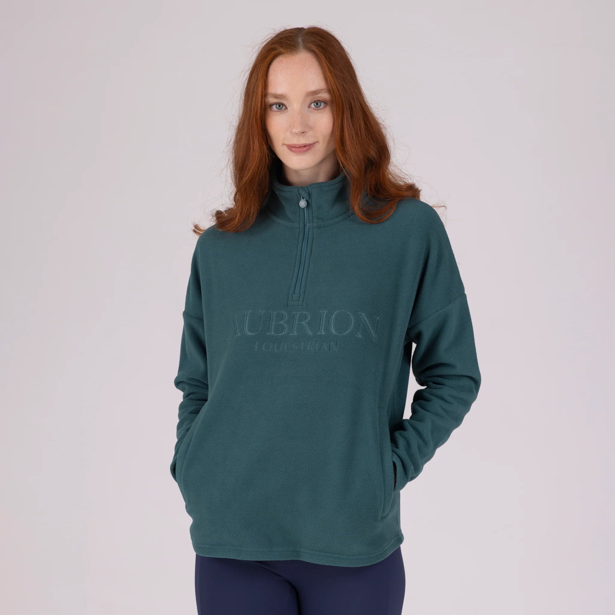 Aubrion Wmn Quarter Zip Fleece