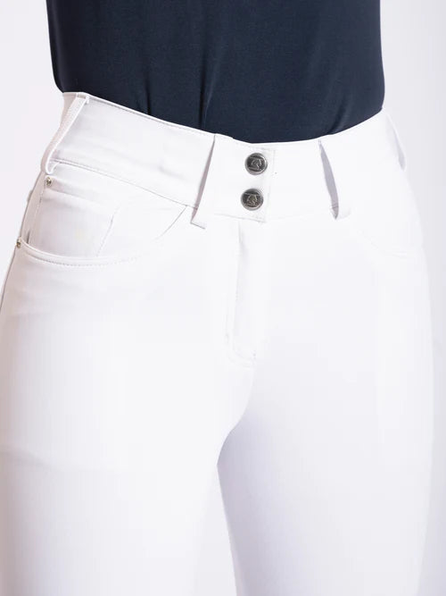 Tommy Hilfiger Women's Geneva All Year Full-Grip Breeches - White