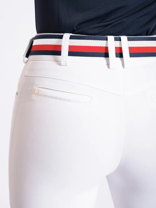 TH  Women's Geneva All Year Breeches Knee Grip - White