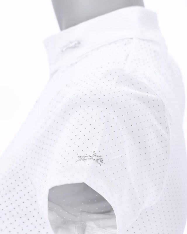 Schockemöhle Women's SPLea Short-Sleeve Show Shirt - Optical White