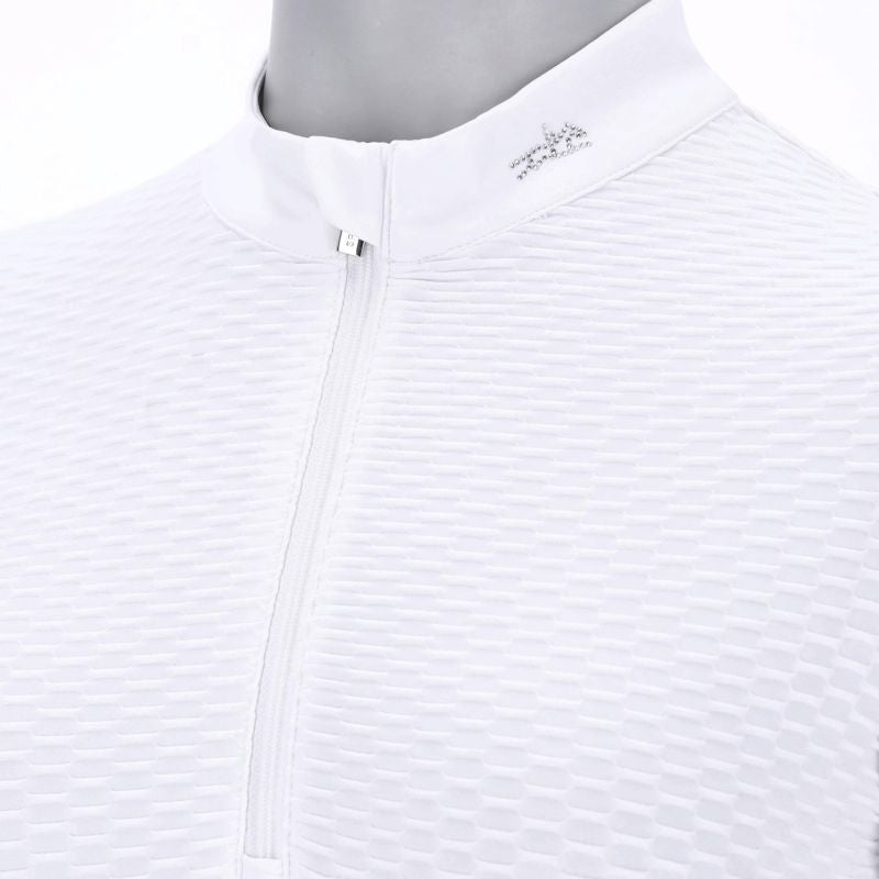 Schockemohle Wmn SPGianna LS Show Shirt Optical White
