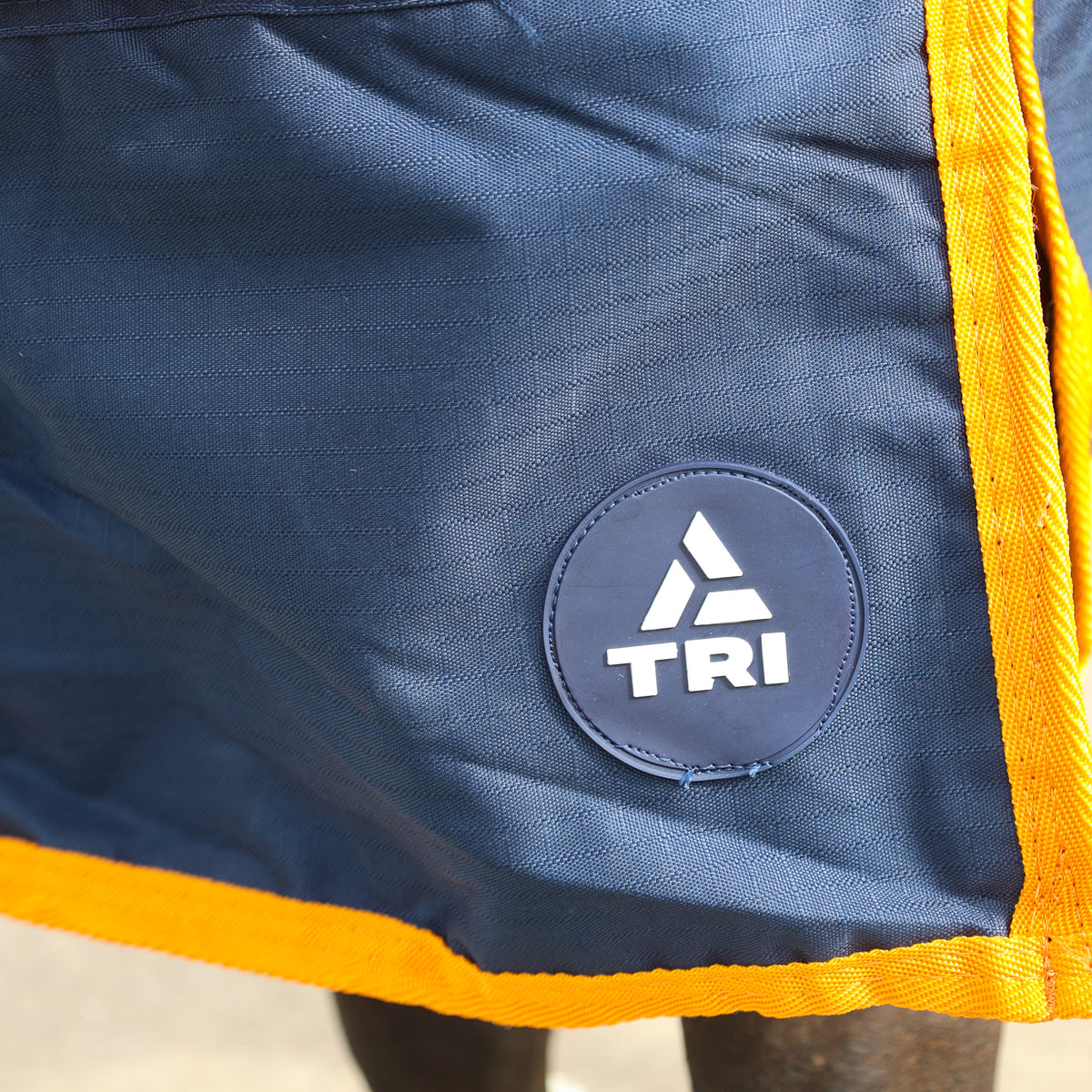 TRI Arkle 350g Standard Neck Turnout Rug - Navy-Blue