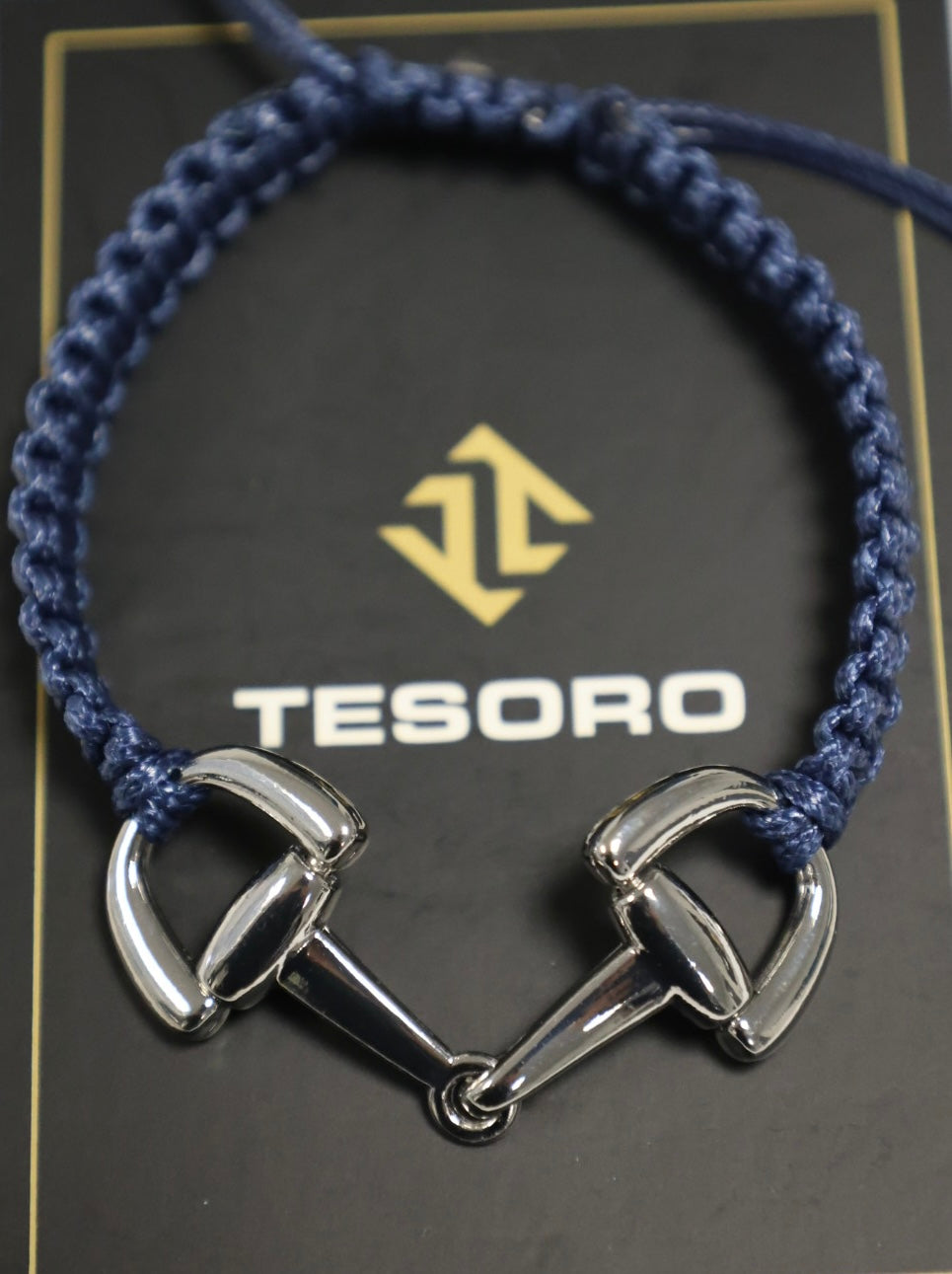 TRI Bracelet With Silver Snaffle Bit
