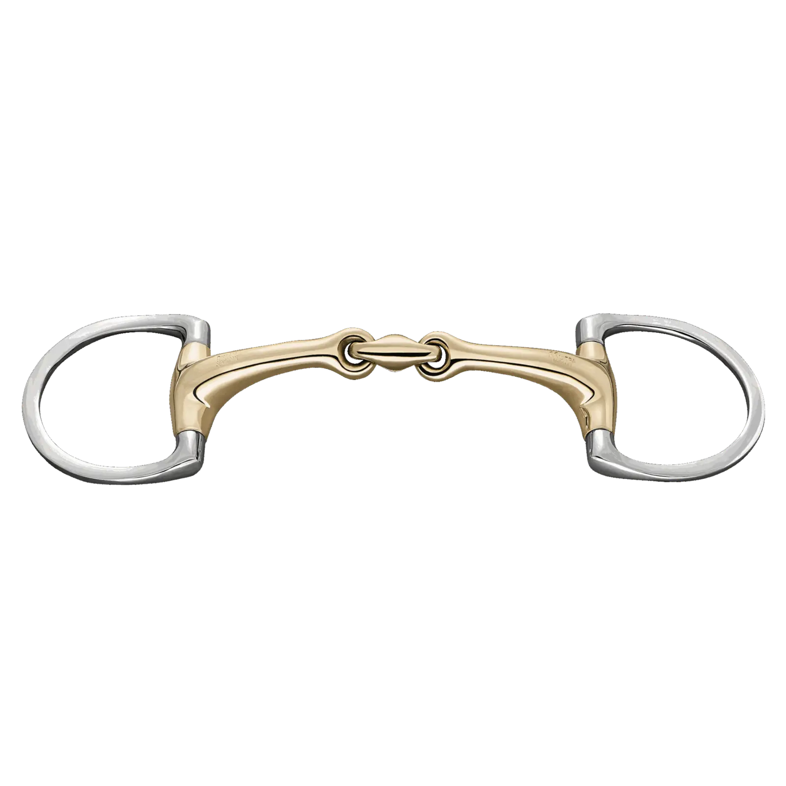 Sprenger Dynamic RS Eggbutt 16mm Double Jointed Sensogan with 65mm S/Steel D-Rings