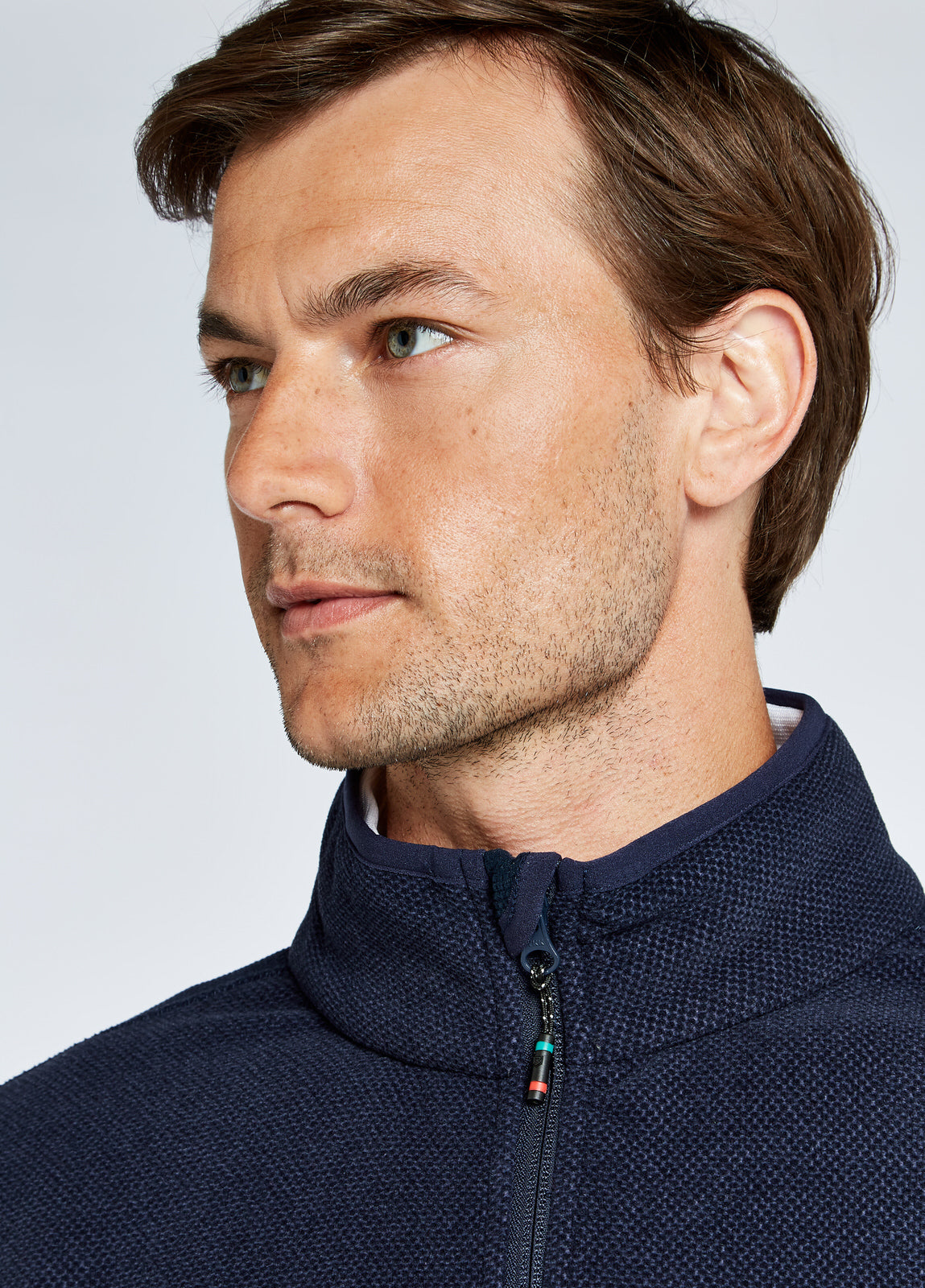 Dubarry Men's Mustique Full-Zip Fleece - Navy