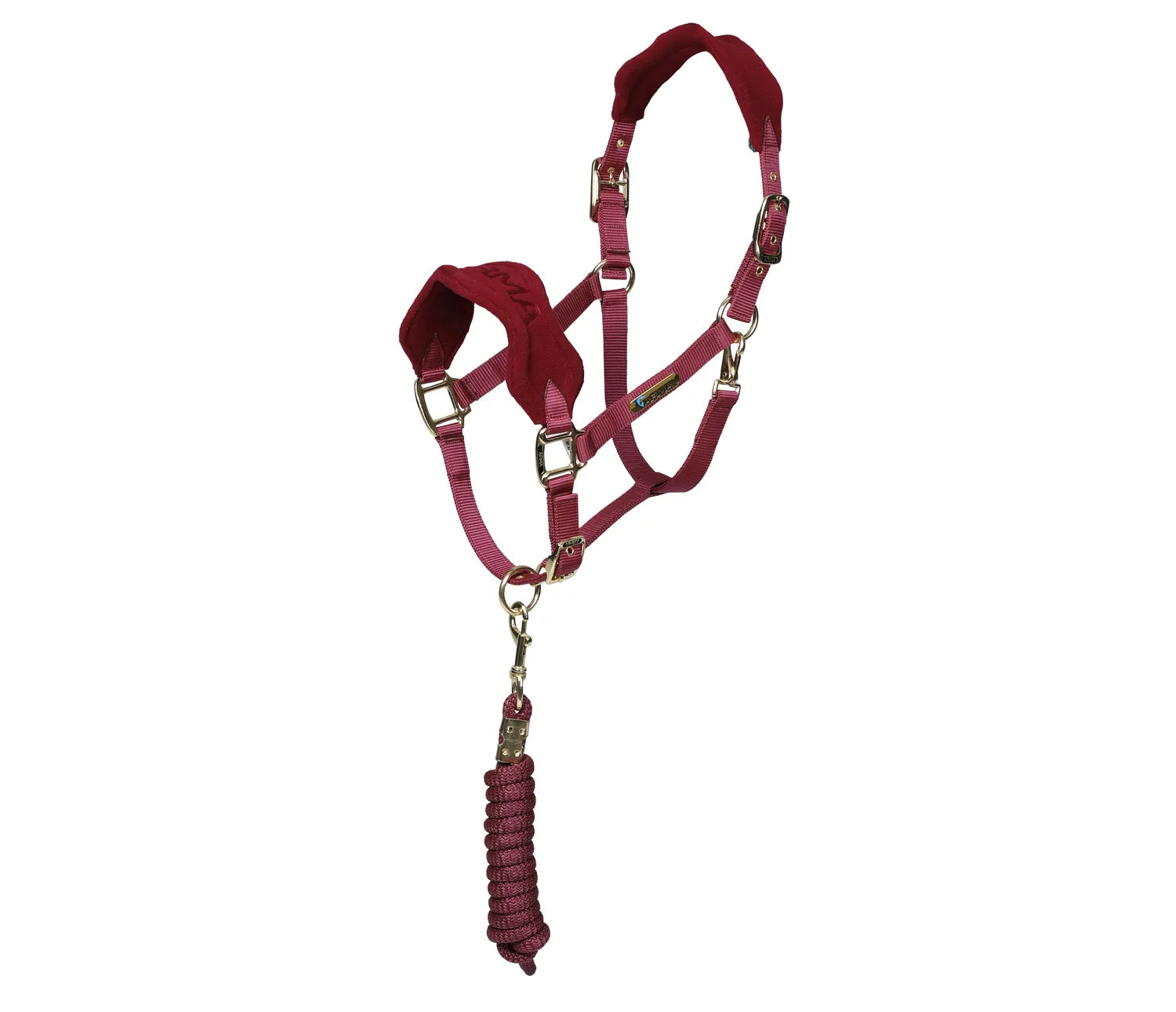 ARMA Fleece Headcollar & Lead Rope Black Pony