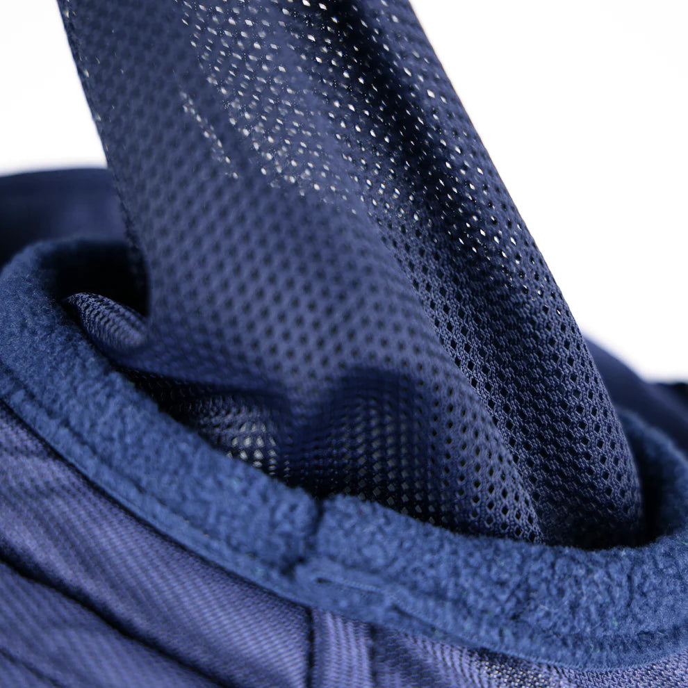 FlyGuard Pro Fine Mesh Fly Mask with Ears, Nose & Fringe - Jet