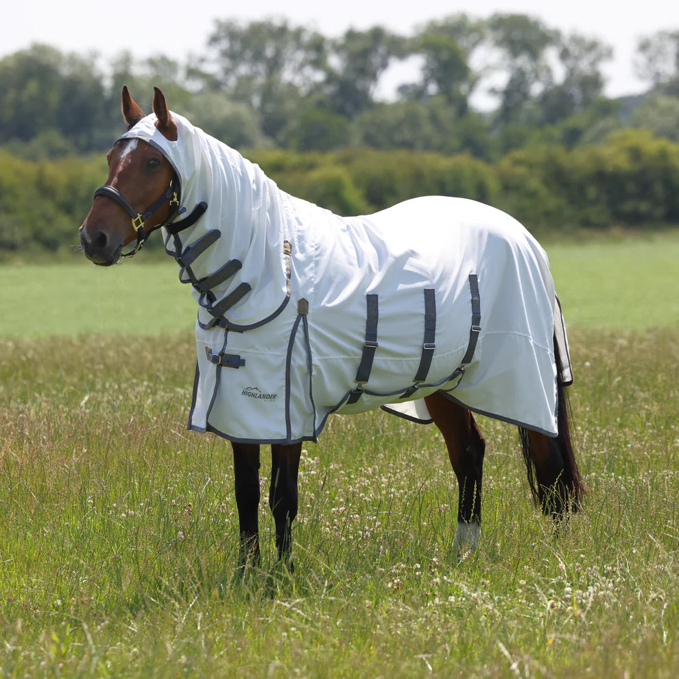 Highlander Plus Sweet-itch Combo Rug White/ Air Force