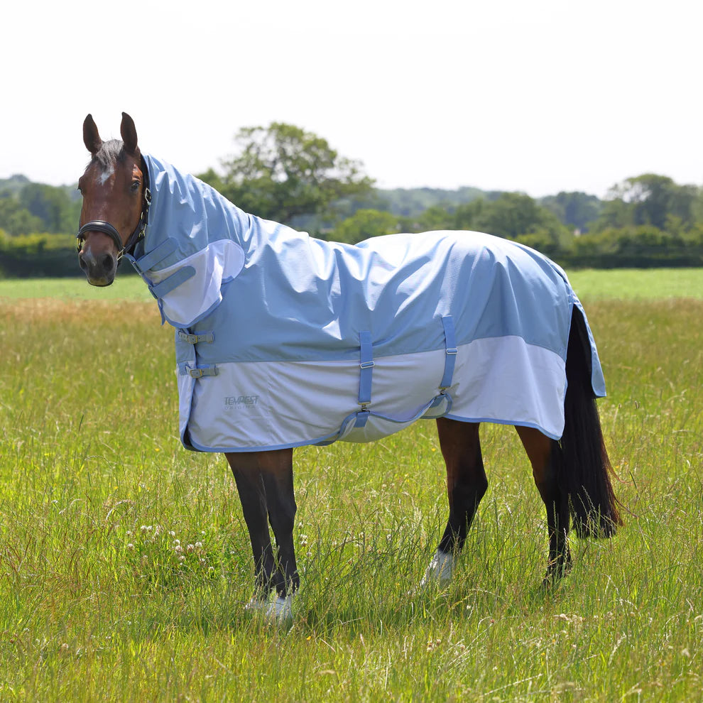 Tempest Original Waterproof Fly Rug Pale Blue