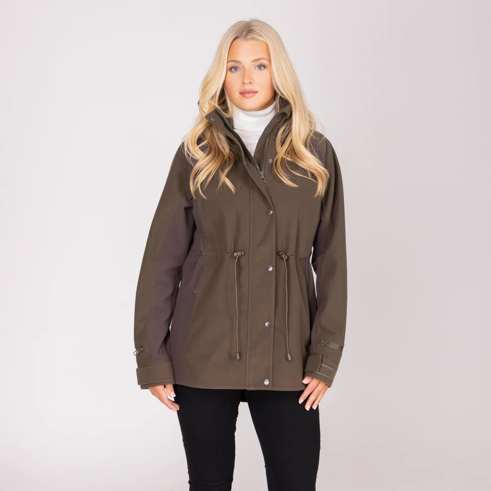 Aubrion Unisex Heritage Full Zip Jacket Dark Olive