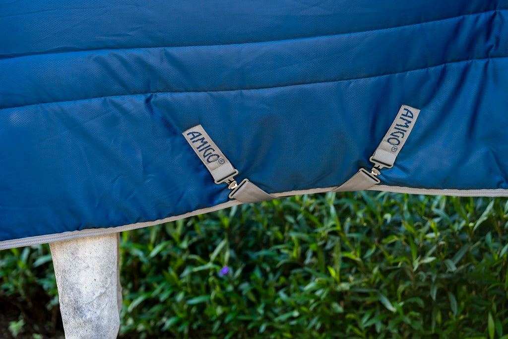 Amigo Ripstop Insulator Stable Rug 100g Navy/Grey