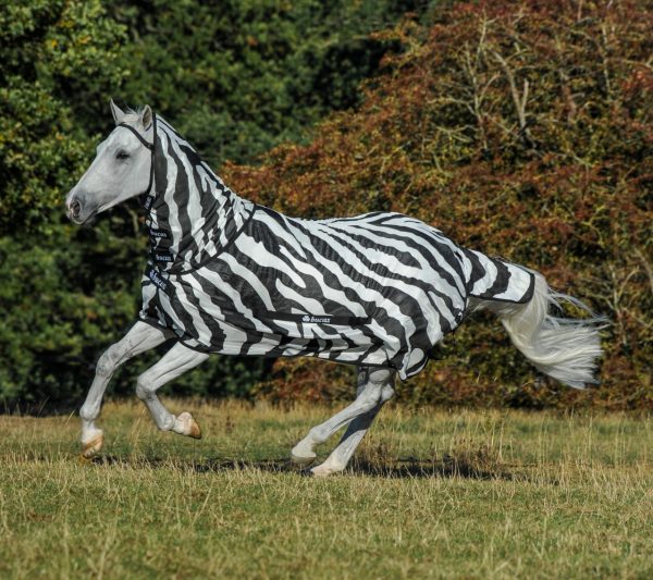 Bucas Buzz-Off Zebra Full Neck Fly Rug