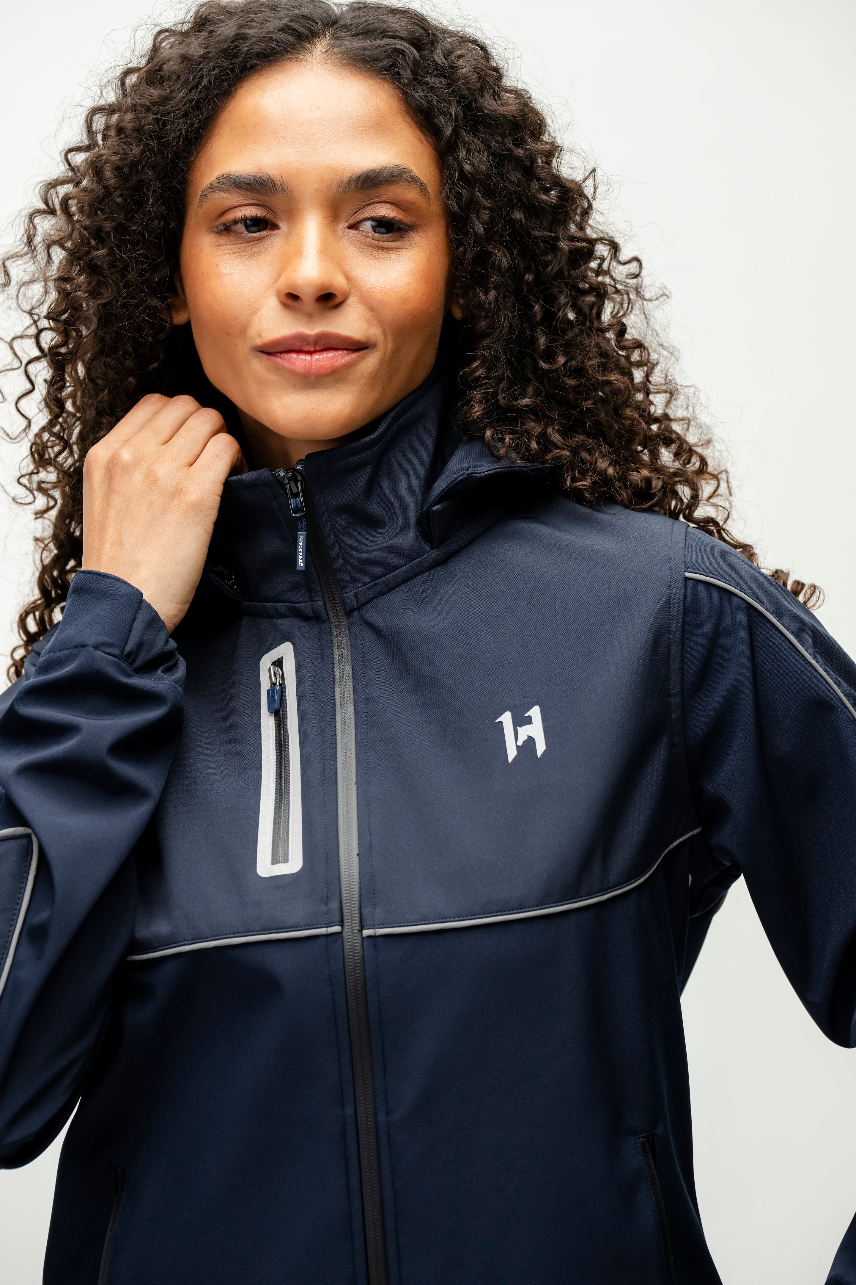 Horseware Wmn Tempo Softshell Jacket Navy