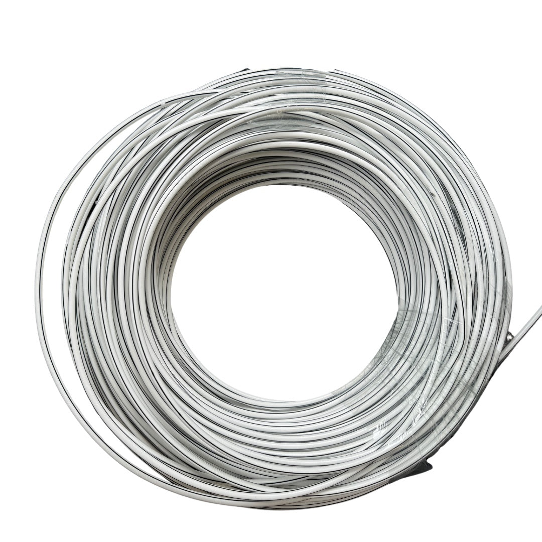 Turfmasters White Electric Cable 7.5mm (200m)