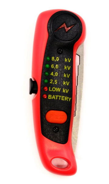 Boundary Blade Electric Fence Tester - Red