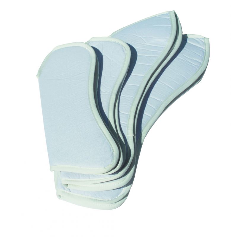 Rhinegold Shaped Leg Pads White