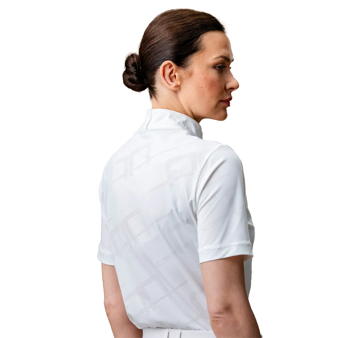 AA Elena Short Sleeve Show Shirt White