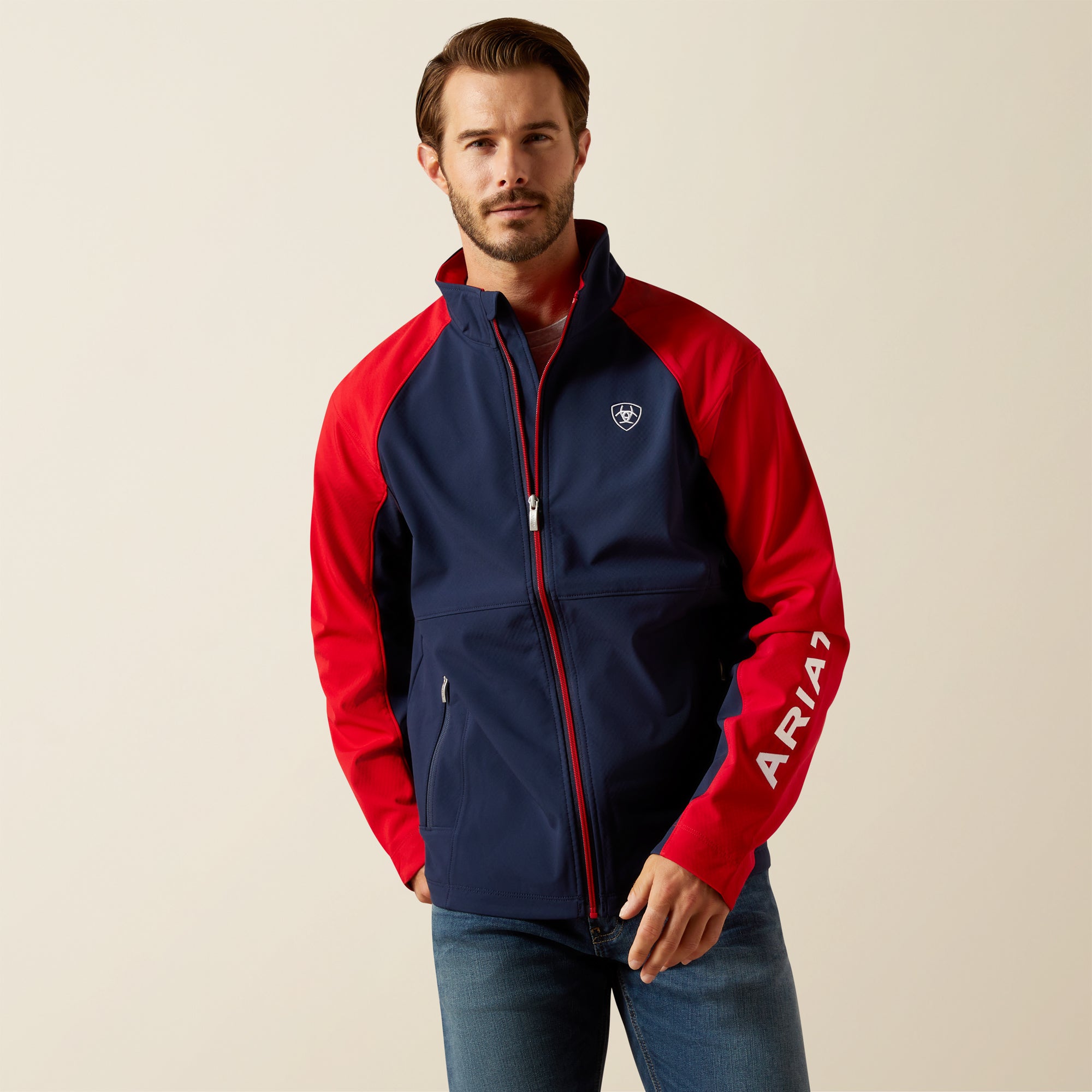 Ariat Mns Team EQ Jacket Navy/Red