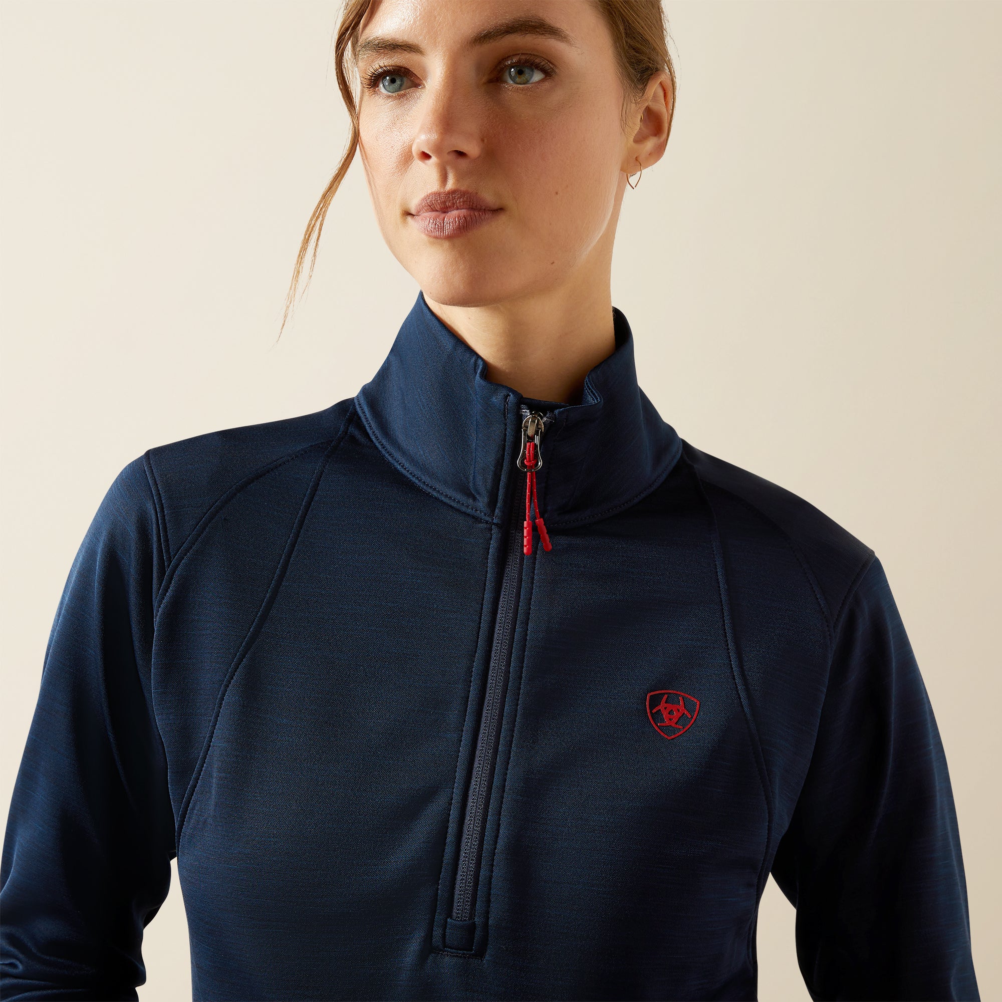 Ariat Women's Team EQ Half-Zip Fleece Pullover - Navy