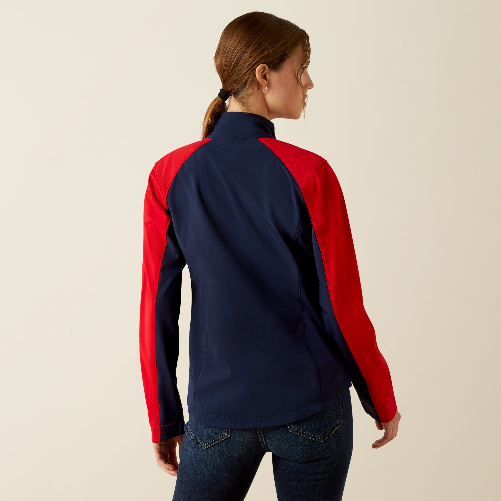 Ariat Womens Team EQ Jacket Navy/Red