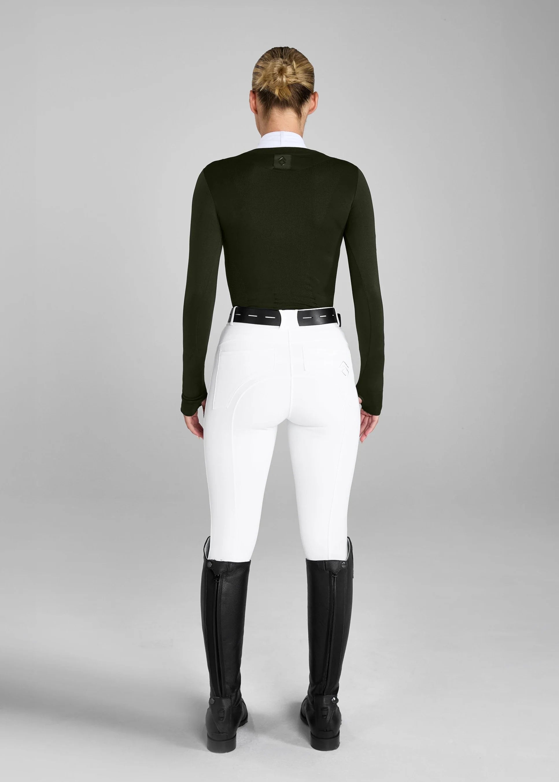 Aztec Diamond Women's Long Sleeve Knit Equestrian Show Sweater