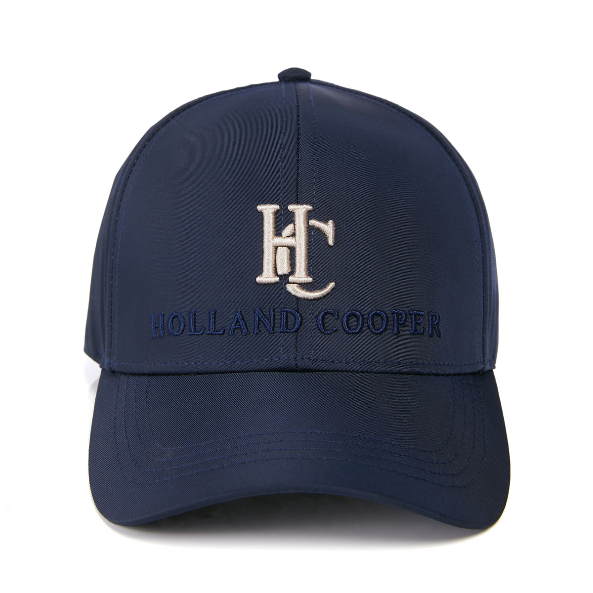 Holland Cooper Women's Burghley Equestrian Cap - Ink Navy Monogram