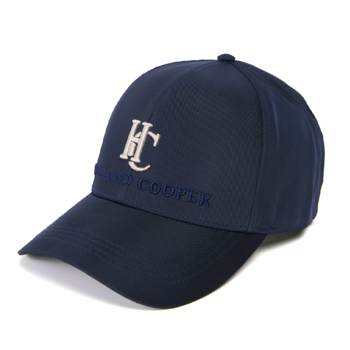 Holland Cooper Women's Burghley Equestrian Cap - Ink Navy Monogram